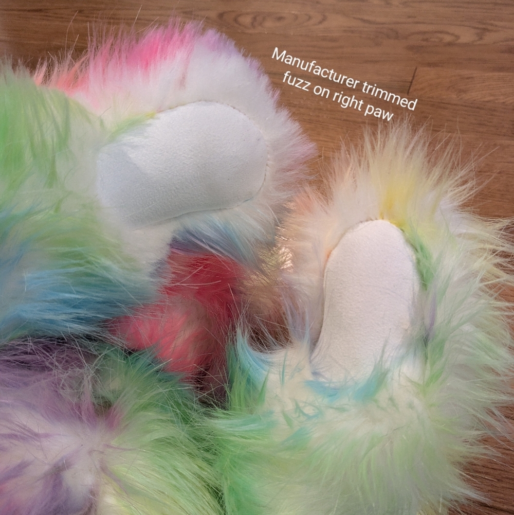 Vermont Teddy Bear True Colors United Rainbow Plush Stuffed Cyndi Lauper Bear - Picture 14 of 16